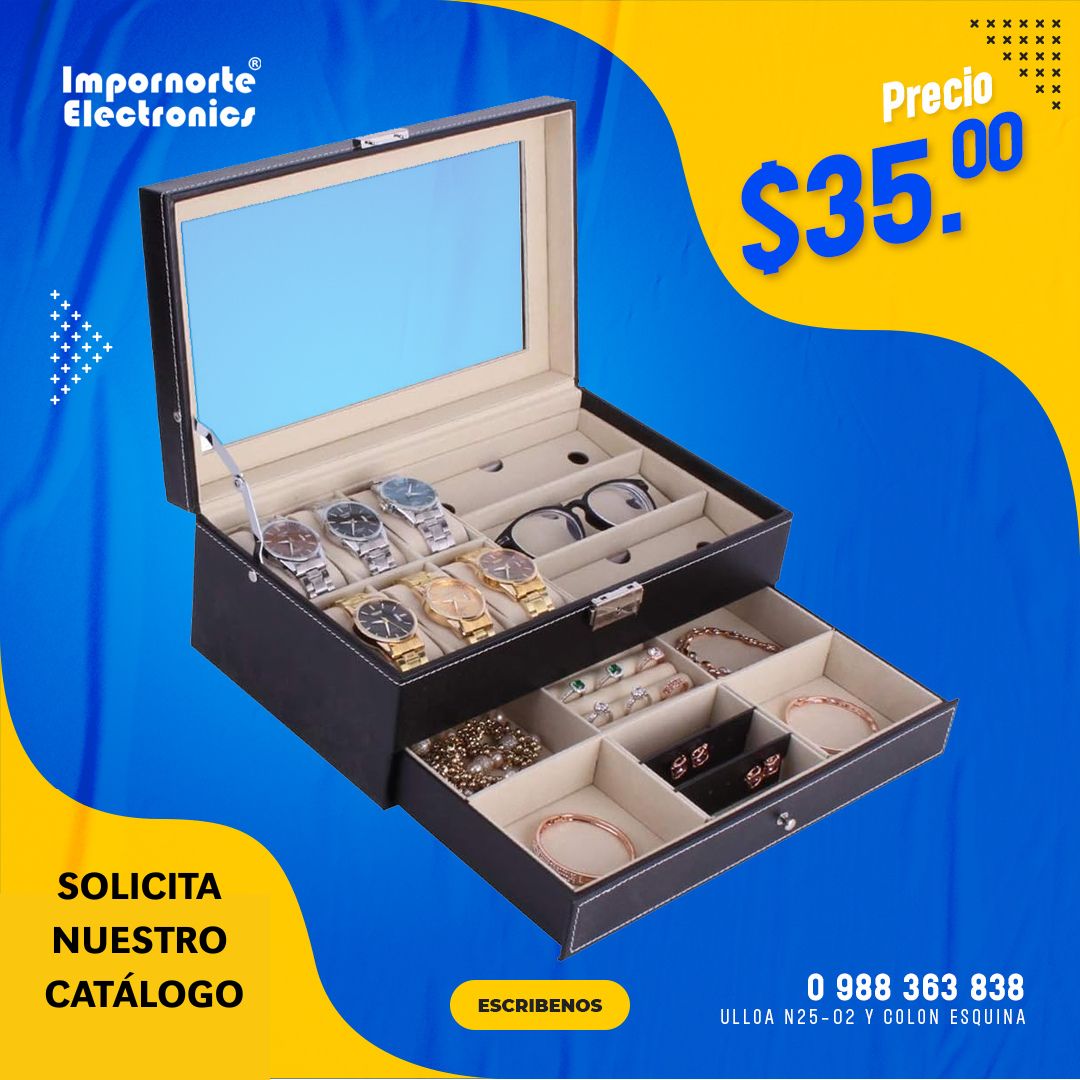 Caja de reloj, caja de joyería