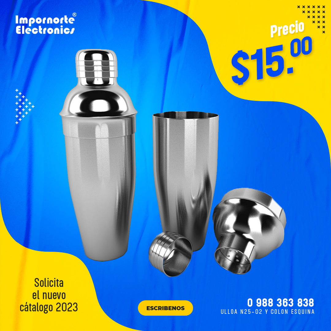 Coctelera de 3 piezas de 25 onzas