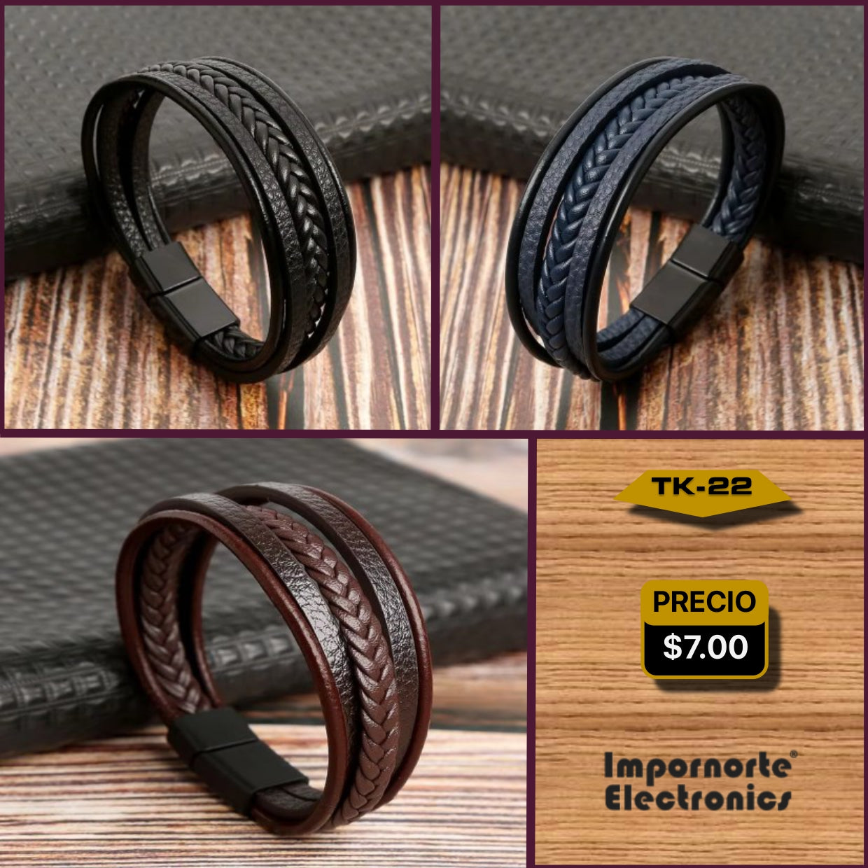Pulsera de Cuero