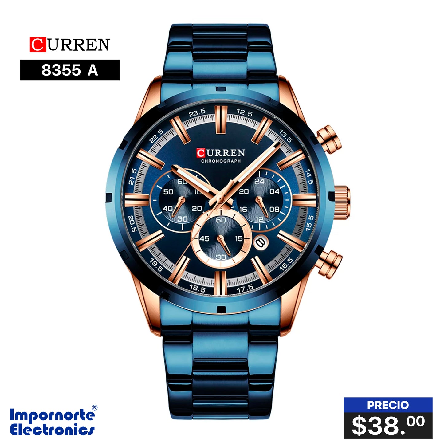 RELOJ CURREN 8355 A