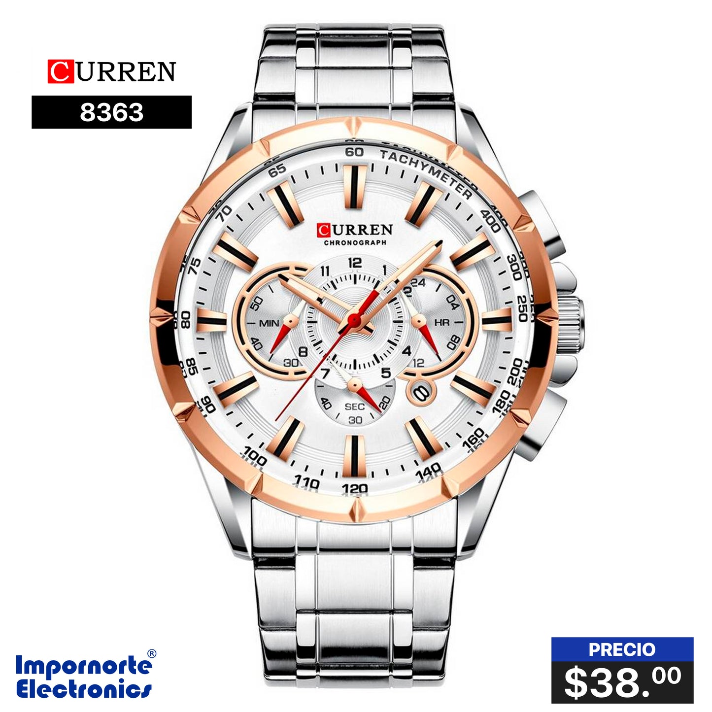 RELOJ CURREN 8363 S