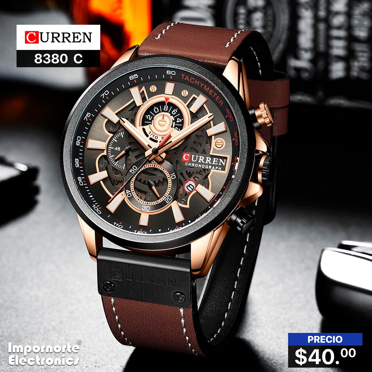 RELOJ CURREN 8380 C